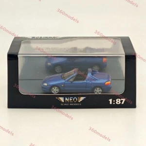NEO SCALE MODELS 1/87 CRX Blue Resin Car Limited Collection - Foto 1 di 4