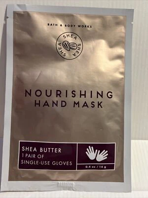 Bath & Body Works Shea Butter Nourishing Hand Mask Single Use Gloves RARE - Image 1 of 2