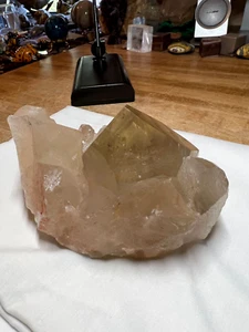Rare Citrine Quartz Crystal Lemurian Phantom Cathedral Cluster Specimen 710 - Picture 1 of 12