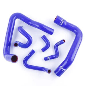 Blue For 1986-1993 Ford Mustang Cobra/GT V8 5.0L Silicone Radiator Coolant Hoses - Imagen 1 de 12