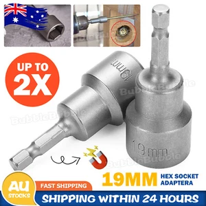19mm Impact Drill Magnetic Hex Socket for Caravan Leg Winding Winder & Setup - Picture 1 of 11