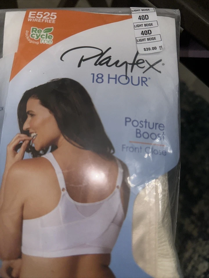 Playtex 18 Hour E525 Posture Boost Wirefree Bra