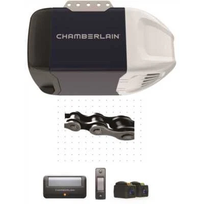 Chamberlain D2101 1/2 HP Heavy-Duty Chain Drive Garage Door Opener - Image 1 of 4