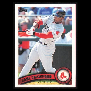 Carl Crawford #US300 2011 Topps Update Boston Red Sox Baseball Card MLB NM - Picture 1 of 3