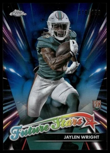 2024 Topps Chrome Jaylen Wright Future Stars Blue Refractor /150 #FS-21 - Picture 1 of 2