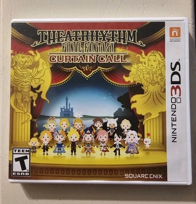 Theatrhythm Final Fantasy: Curtain Call (Nintendo 3DS, 2014) Complete in Box CIB - Image 1 of 4