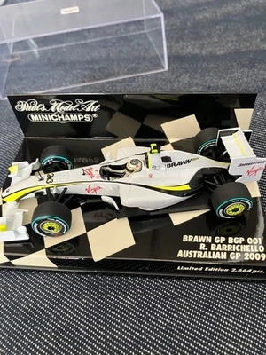 Modellino auto Minichamps Brawn GP BGP001 Rubens Barrichello 2009 1/43 F1 - Immagine 1 di 4