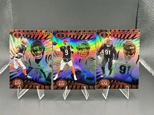 (3) 2024 Panini Illusions JOE BURROW JA’MARR CHASE HENDRICKSON Cincinnati Bengals - Imagen 1 de 5