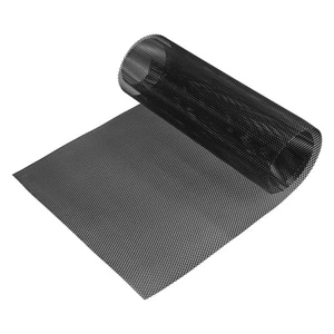 Coche Parrilla Malla, 40x13" 6x3 mm Rombica Agujero Aluminio Aleación Negro - Imagen 1 de 7