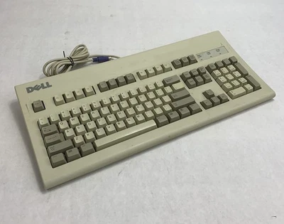 Dell AT101W PS/2 Wired Mechanical Vintage Keyboard - Image 1 of 4