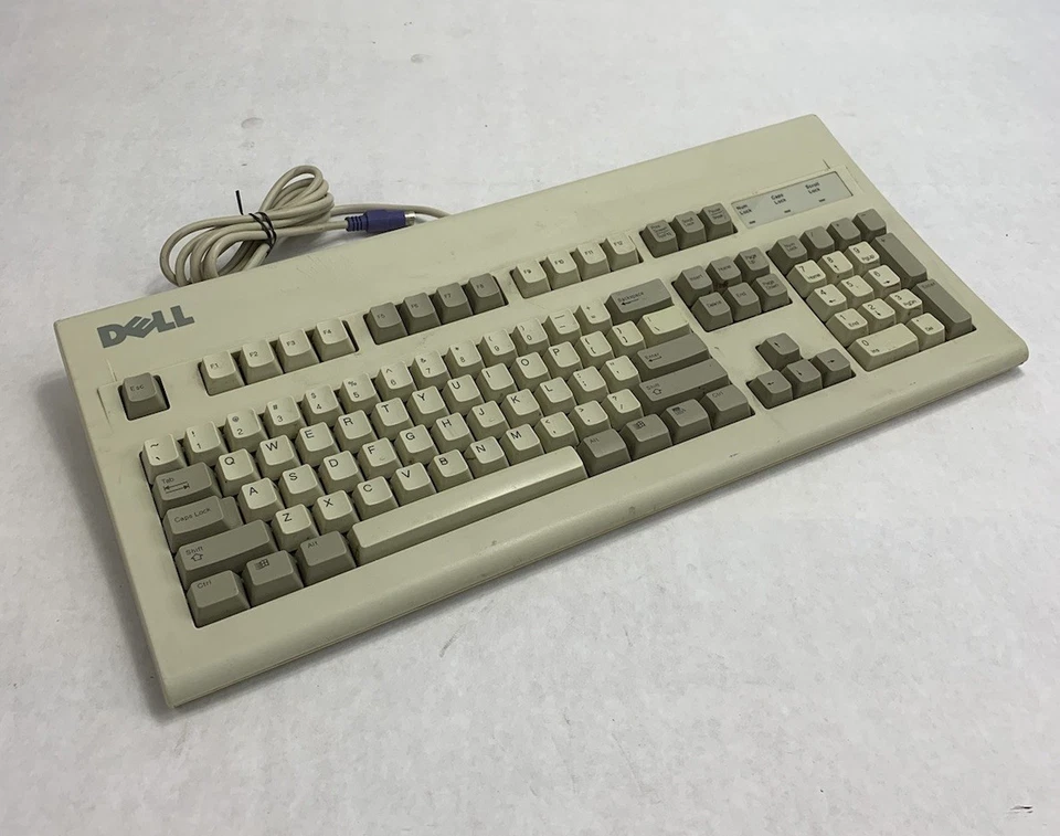 Dell AT101W PS/2 Wired Mechanical Vintage Keyboard - Image 1 of 4