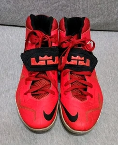 Zapatos de baloncesto Nike LeBron Soldier 7 rojo carmesí brillante talla 13 599264-602 - Imagen 1 de 13