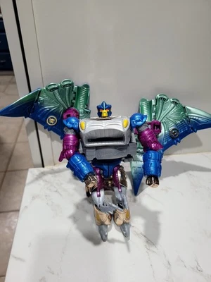 Transformers Beast Wars Depth Charge  Transmetals Vintage with Blaster No Discs - Image 1 of 4