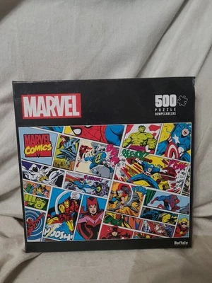 Marvel Comics jigsaw puzzle Buffalo Games 500 pieces NEW & SEALED  - Image 1 of 3