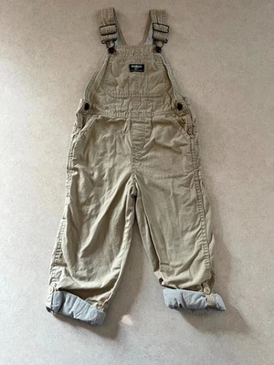 OshKosh B'gosh Pantalones Caqui Mono Talla 4T Vestbak Beige Una Pieza Algodón Foto 1 de 4