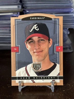 2004 Fleer Skybox Limited Edition Adam Wainwright Die Cut /25 Rookie Cardinals - Image 1 of 2