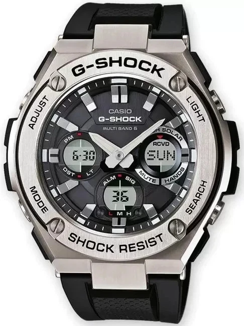 Orologio Casio G-SHOCK G-STEEL GST-W110-1AER Nero Acciaio - Immagine 1 di 1