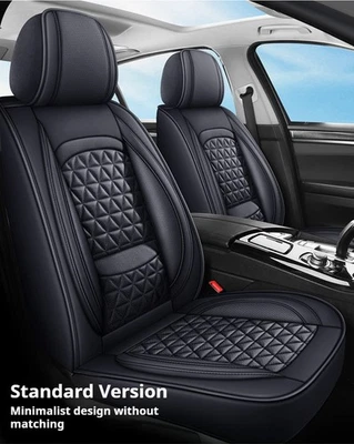 Juego completo de funda de asiento de auto de cuero premium cojín de 5 asientos para Chevrolet Malibu Foto 1 de 4