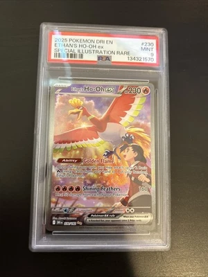 Tarjeta Pokémon PSA 9 COMO NUEVA Ethan's Ho-Oh ex 230/182 SIR 2025 Destined Rivals Foto 1 de 2