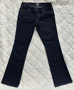 Old Navy The flirt women size 4 regular blue denim bootcut dark wash jeans - Picture 1 of 10