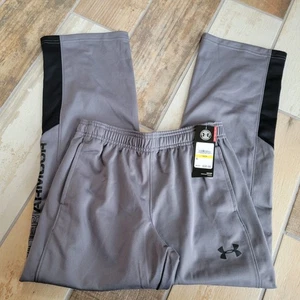 NWT Under Armour Boy's Athletic Pants Sz. Youth Medium Grey NEW - Picture 1 of 3