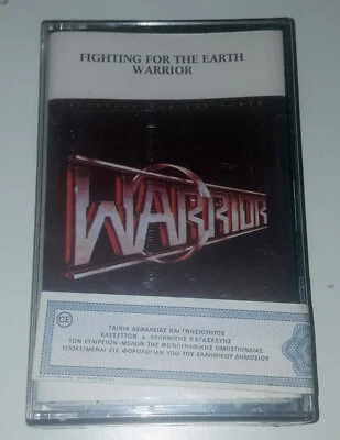 Warrior – Fighting For The Earth 1985 Greek Cassette Brand NEW & Sealed - Image 1 of 2