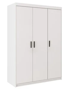 Drehtürenschrank ELON Kleiderschrank 3-türig 133 cm Schrank Modern Garderobe - Bild 1 von 11