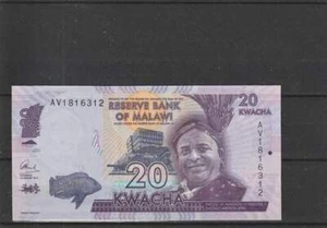 Bankbiljet banknote UNC- Malawi 2015 - 20 kwacha (b0064) - Bild 1 von 1