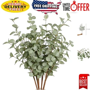 Versatile 27-Inch Artificial Eucalyptus Spray - Perfect for Weddings & Parties - Picture 1 of 8