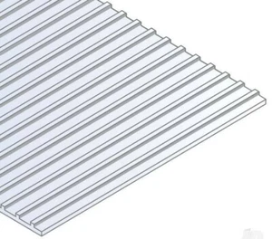 Evergreen Scale Models Metal Roofing Sheets Railway Scratch build Sheet & strip. - Picture 1 of 1