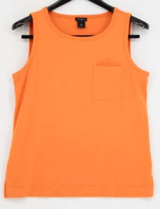 Ann Taylor Top Damen Gr. S Mandarine Ärmellos 100% Polyester - Bild 1 von 3