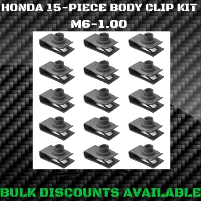 2017+ Honda Clarity capó guardabarros puerta parachoques tuercas en U carrocería pernos clips M6-1,00 OEM  Foto 1 de 2