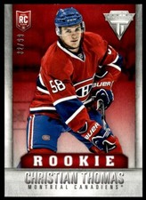 2013-14 Panini Titanium  Retail Red Christian Thomas 82/99 Montreal Canadiens