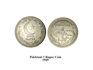 Pakistani 1 Rupee Coin 1949 - Picture 1 of 1