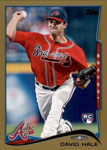 2014 Topps Gold #363 David Hale  RC Rookie /2014 RC Atlanta Braves