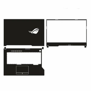 Dazzle Laptop Protector Skin Stickers For ASUS ROG Strix G15 G512LV 15.6" - Afbeelding 1 van 44