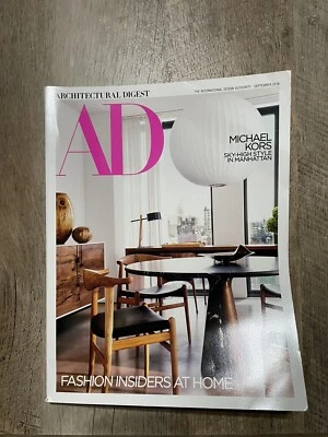 Architectural Digest Magazine Septembe 2018 Michale Kors Style In Manhattan - Image 1 of 2