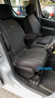 CUBIERTAS DE ASIENTO DELANTERAS PEUGEOT PARTNER TEPEE 2008-2018 CUERO ARTIFICIAL A MEDIDA Foto 1 de 4