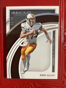 Panini Immaculate Collection Collegiate 2022 - #42 ¡Josh Allen/99!!! Facturas - Imagen 1 de 2
