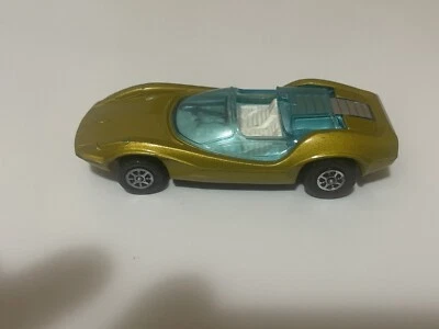 Corgi Whizzwheels 4" ADAMS PROBE 16 Diecast Vintage CAR Gold ( RARE ) - Image 1 of 4