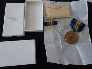 Original Set US Phiadelphia National Guard WWI Victory Medal War one um 1925!! - Picture 1 of 11