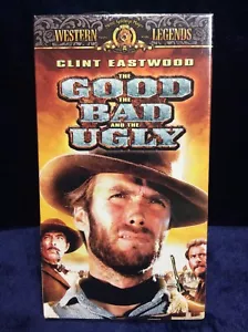 The Good, the Bad and the Ugly (VHS) MGM 1999 *Sealed*(1 tear) *Watermarked* - Picture 1 of 8