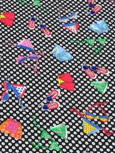 Swimsuit Crepe Fabric Apparel Bikini Lounge Wear Beach By the Yard - Picture 1 of 5