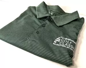 Antigua - Camisa - Para Hombre-XL - Verde Bosque - Mangas Cortas - Polo Rayas - Ligero - Imagen 1 de 9