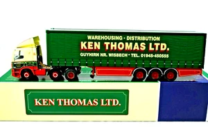 Corgi 1:50 75406 LEYLAND DAF Truck & Curtainside Trailer in KEN THOMAS Logo MIB - Picture 1 of 12