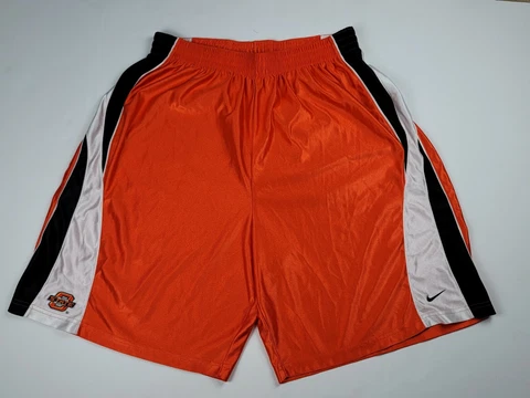 Vintage Oklahoma State Cowboys Nike Team  Shorts Mens 2XL NCAA Basketball Cover