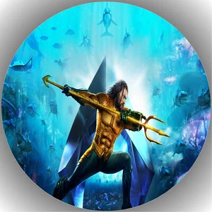 Tortenaufleger Geburtstag Tortenbild Fondant Oblate Aquaman P5 - Bild 1 von 1