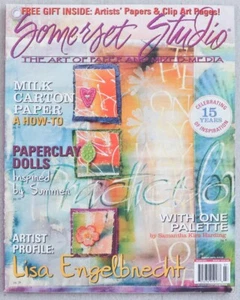 Somerset Studio Magazine Vol 16 #4 Milk Carton Paper Paperclay Lisa Engelbrecht - Picture 1 of 5