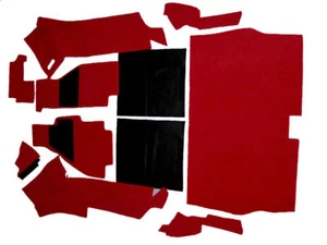 Darkred Velours Carpet Set for Ferrari 308 GTS 1975-1984 - Imagen 1 de 2