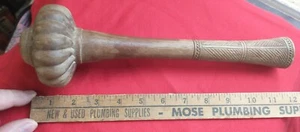 Fiji Ula Throwing Club a Hunters Club Mid 19th Museum Piece Hardwood Carved 13" - Picture 1 of 15